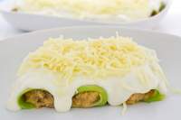   canelones de calabacín rellenos de carne