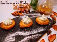   CARACOLAS DE HOJALDRE CON QUESO AZUL 