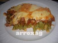   CINTAS VEGETALES CON BECHAMEL