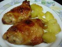   POLLO LACADO AL ESTILO PATO DE PEKIN 