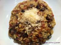   RISSOTO DE JAMÒN Y CHAMPIÑONES