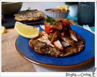   Pollo a la mexicana sobre rösti de patata