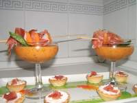   Gazpacho de melón cantaloupe