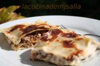   LASAÑA DE CARNE CON BECHAMEL