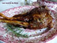   PIERNA DE CORDERO ASADA