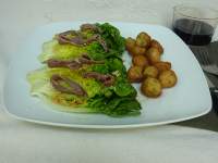   COGOLLOS A LA CORDOBESA - ACOMPAÑADOS DE BUÑUELOS DE BACALAO