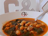   GARBANZOS CON BACALAO Y ESPINACAS, #legumbreandoTS