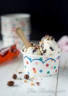 Helado de vainilla con conguitos  