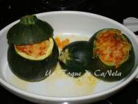   CALABACINES RELLENOS CON REVUELTO DE SETAS