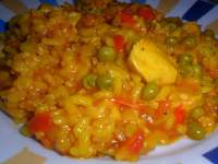   ARROZ AMARILLO CON POLLO EN THERMOMIX......
