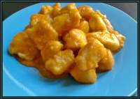   POLLO EN SALSA (REBOZADO CON HARINA DE ARROZ)