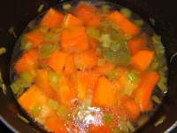   Sopa crema de zapallo o de  calabacita 