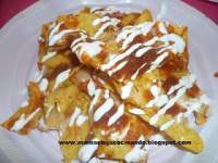 
Chilaquiles con nachos o doritos naturales  