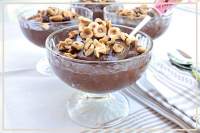 
Mousse de chocolate, avellanas y whisky
         