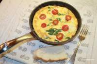   Frittata de ricotta, beicon y espinacas (66º desafío en la cocina) 