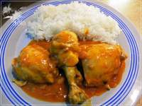   Pollo al Curri con arroz basmati