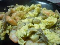   REVUELTO DE SETAS Y GAMBAS