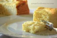   TARTA DE RICOTTA CON SIROPE DE LAVANDA