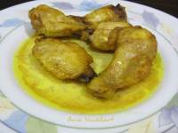   ALITAS DE POLLO AL LIMÒN Y CURRY