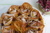   Tarta Ruffle Milk Pie ( de pasta filo o brick)