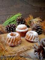 BIZCOCHO DE CALABAZA Y PIÑONES