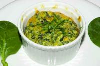 Souffle de verduras en microondas  