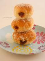   Donuts rellenos al horno