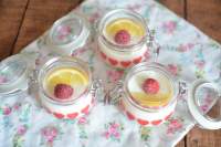   Cheesecake de limón en vasitos 