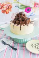   Tarta de toffee y brownie  