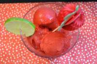 Sorbete de Fresa y Vodka